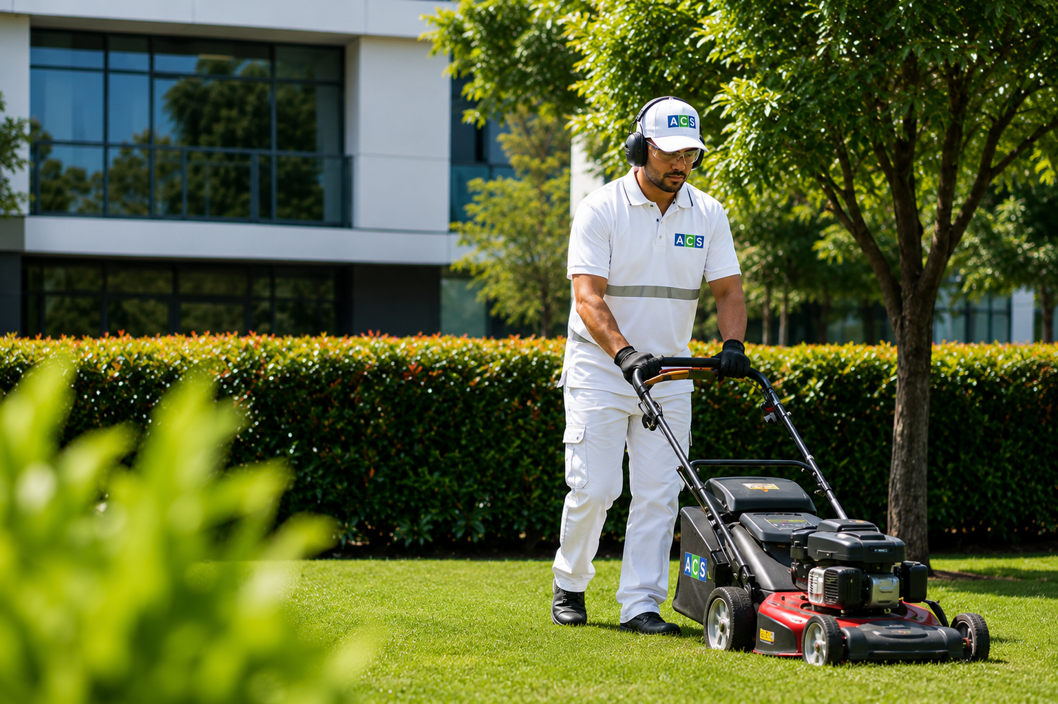 Commercial gardening service